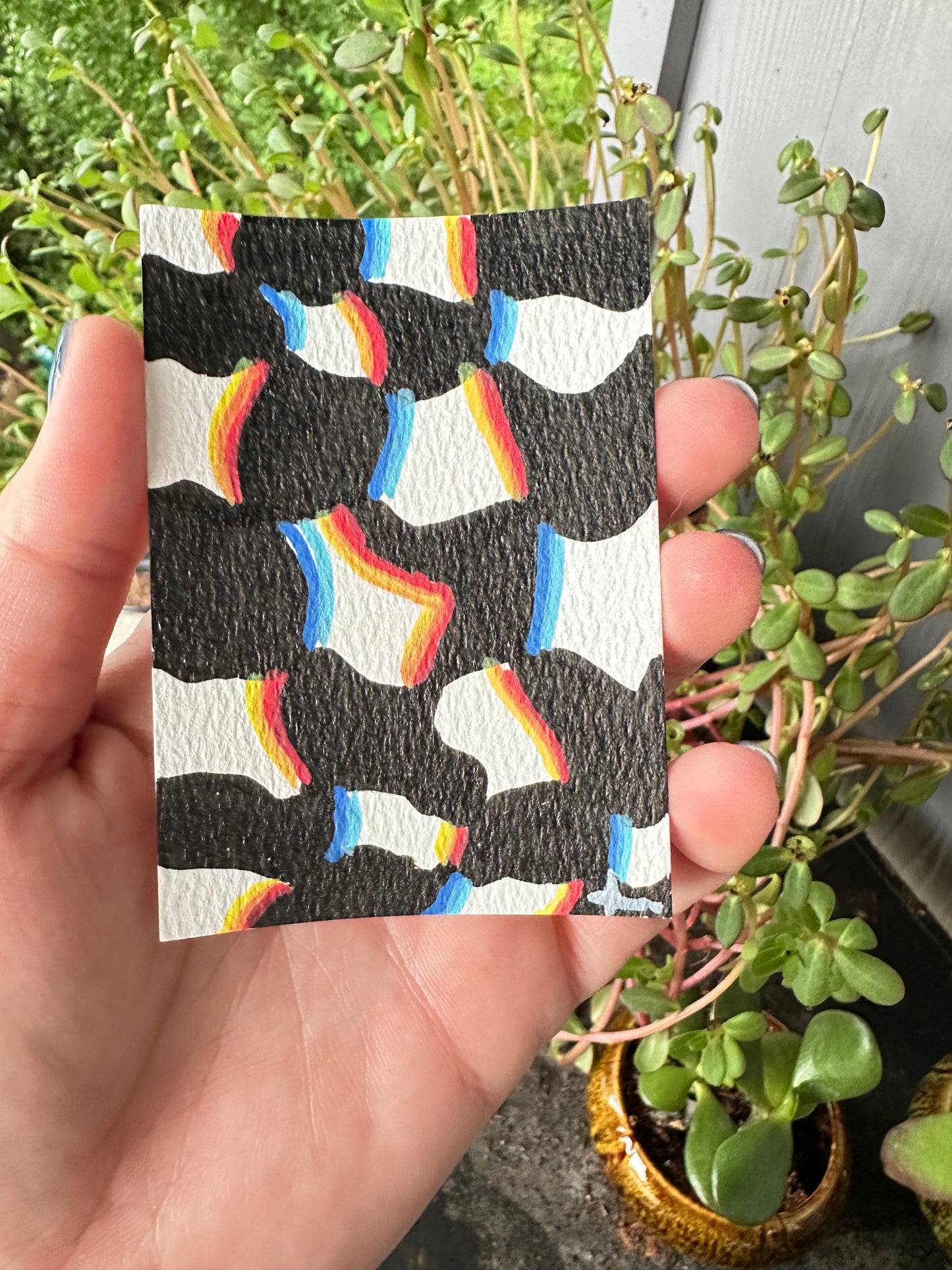 Blurry Lines - ACEO