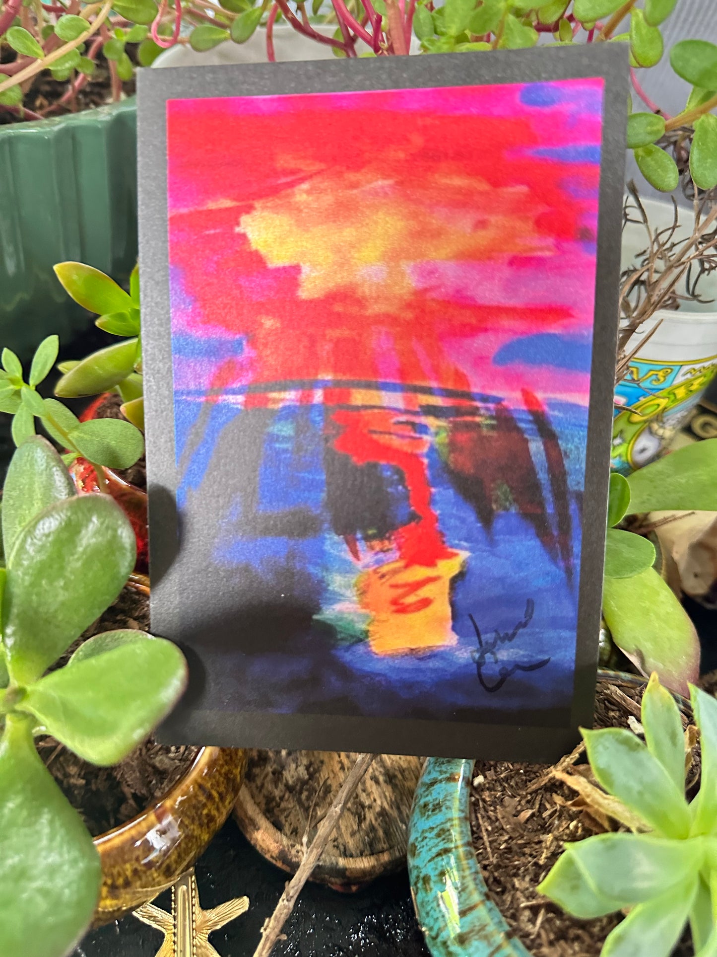 Burning Horizon signed print