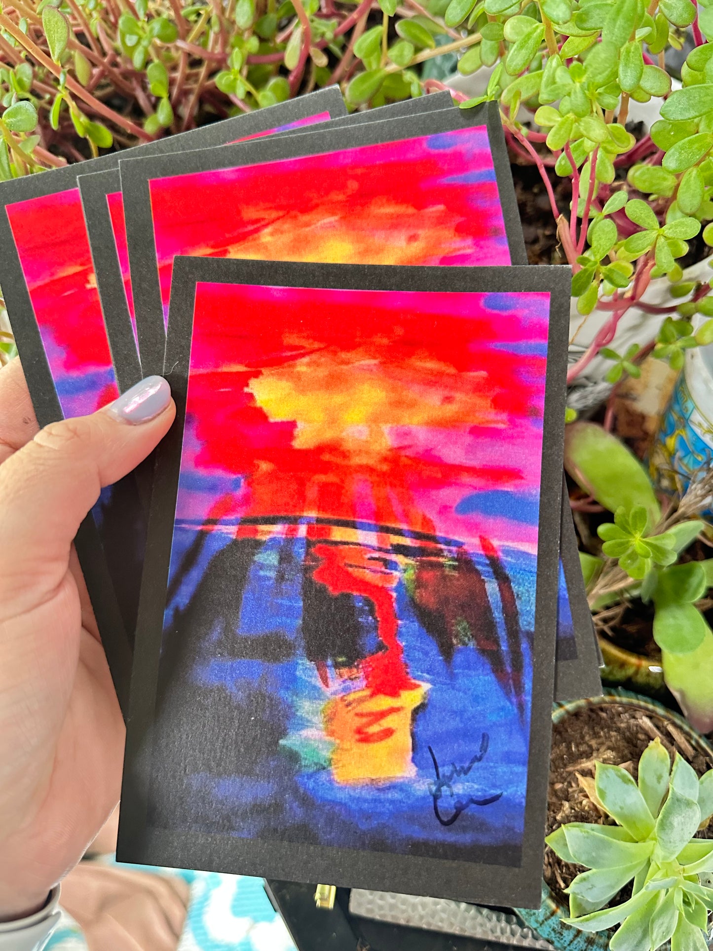 Burning Horizon signed print