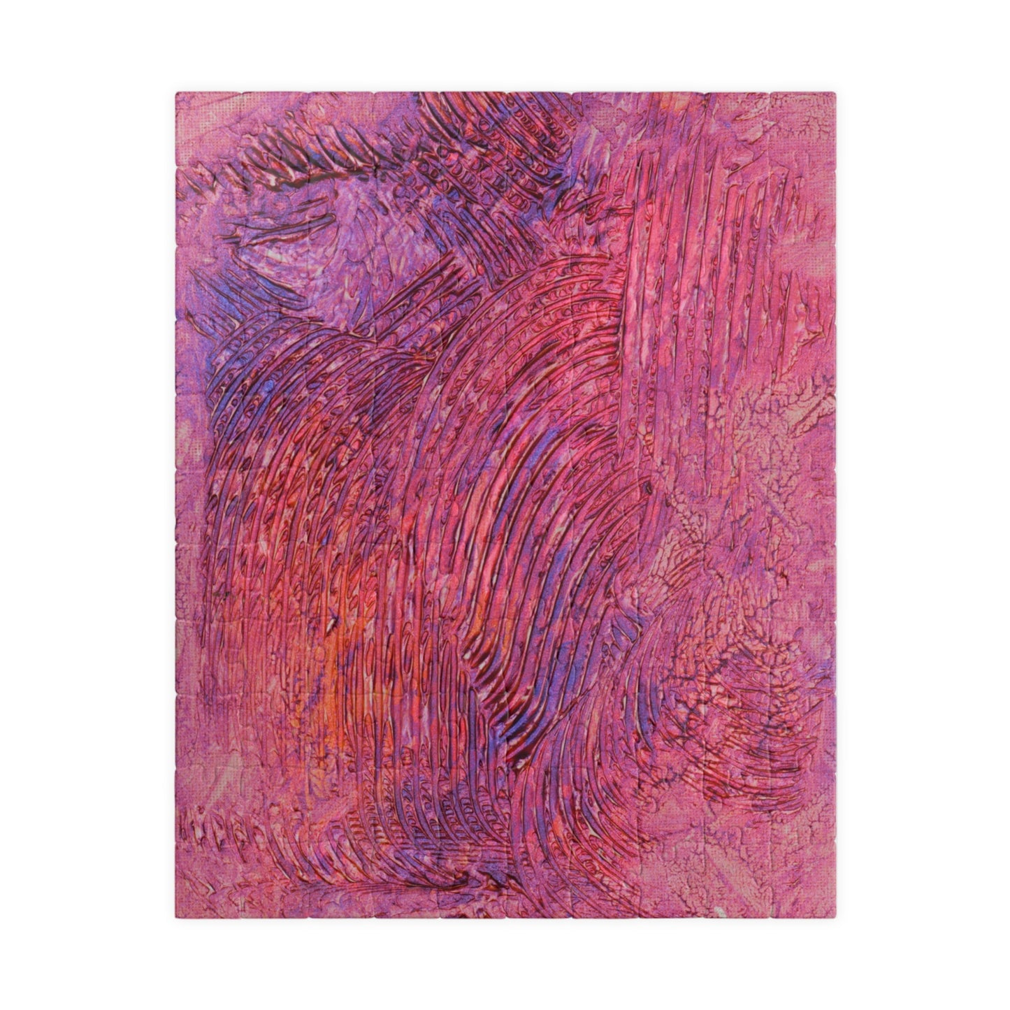 Swirling Ember Dawn Puzzle — Vibrant Fingerprint Art Jigsaw (110/252/520/1014 pcs)