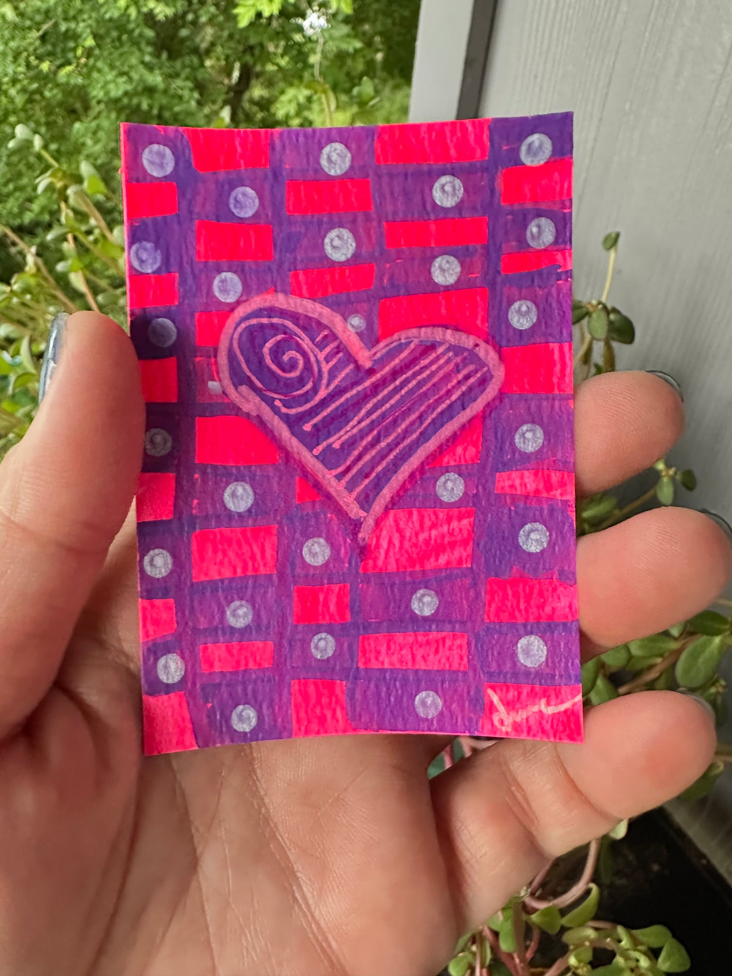 Neon Love -ACEO