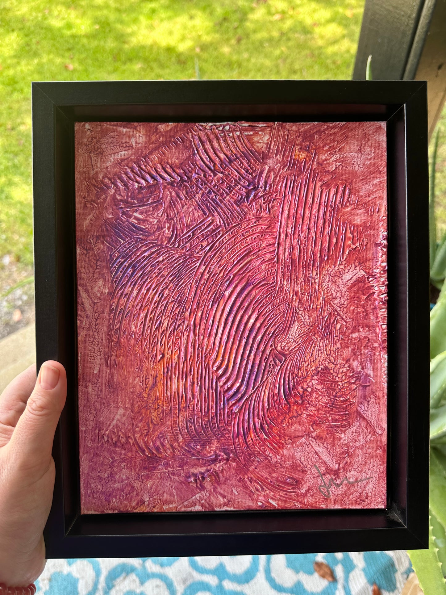 Swirling Ember Dawn - 8x10 - Framed