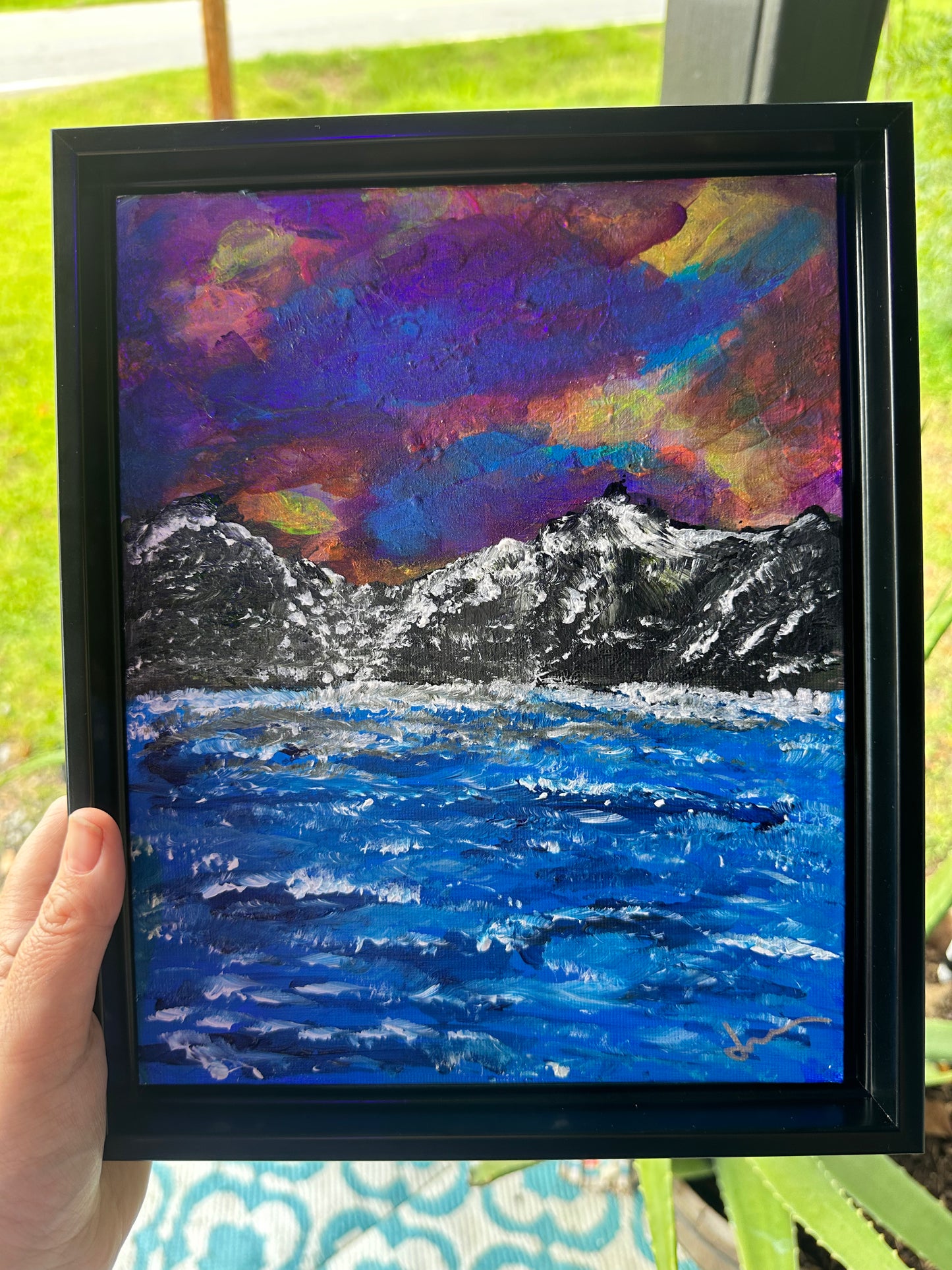 Radiant Night 8 x 10 Canvas Panel