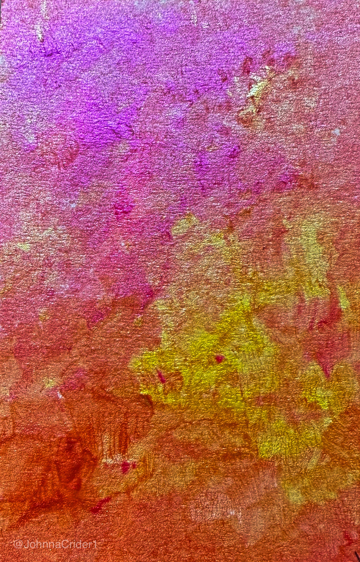 Warmth - 4x6 original painting